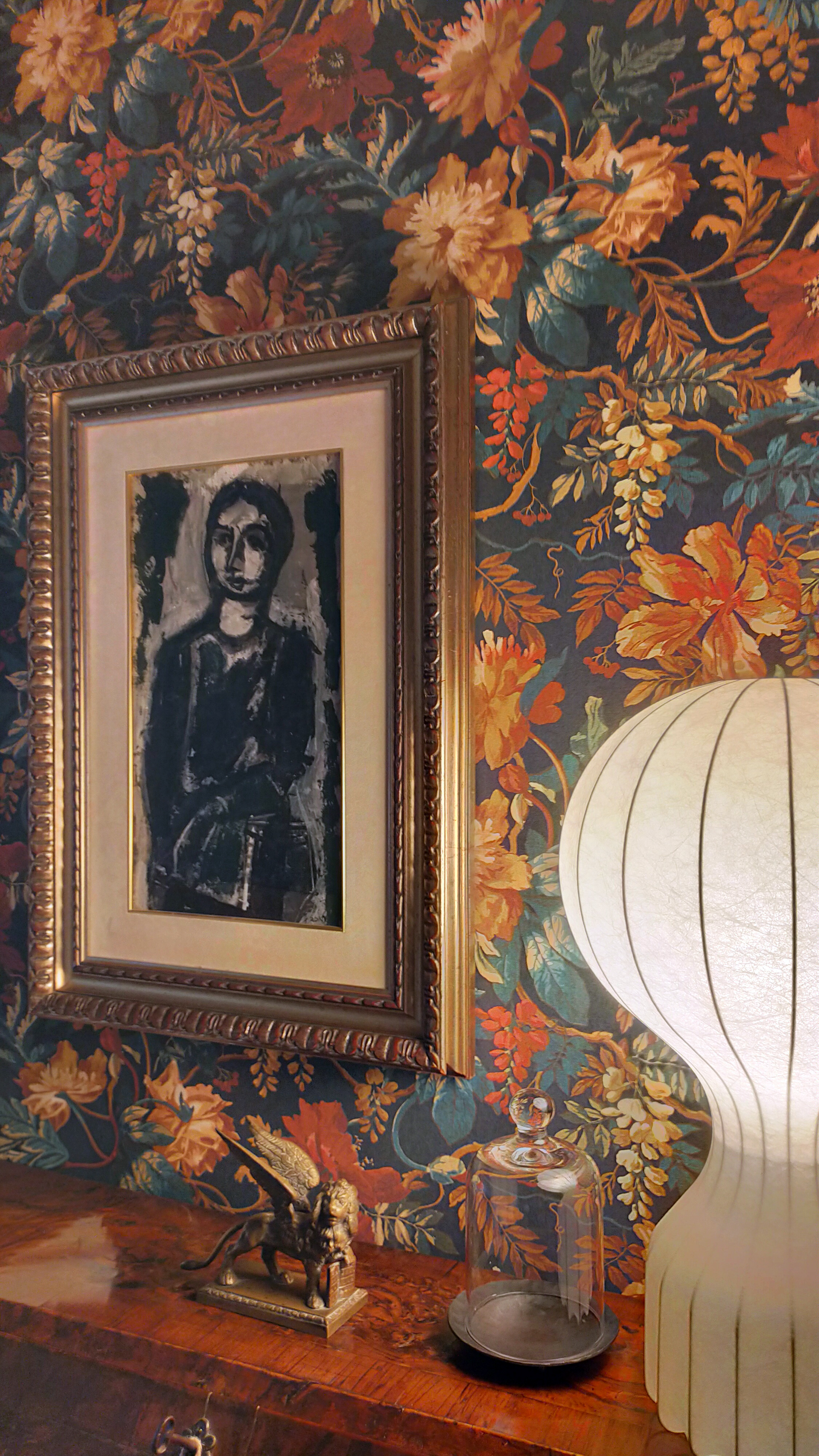 Attico Brescia carta da parati Gatto Flos